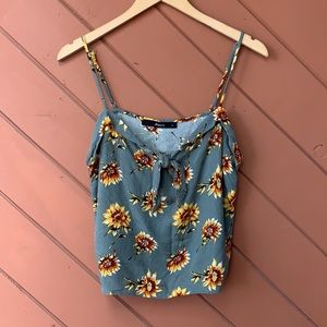 Floral Tank Top Size Large